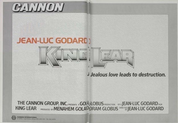 Jean-Luc Godard - King Lear - The Cannon Group Inc.